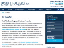 Tablet Screenshot of abogado.halberglaw.com
